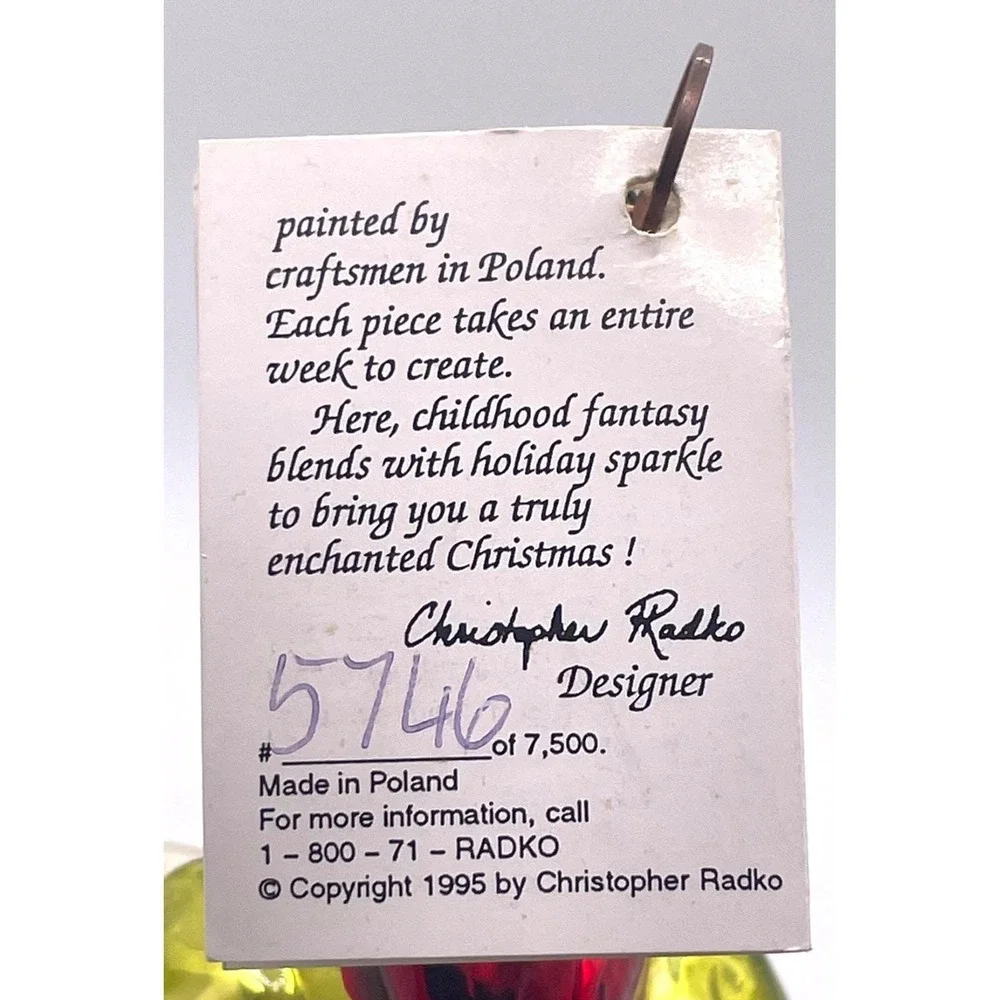 Christopher Radko Sunday Brunch Hansel Gretel Witch Ornament Numbered‎ 1996
